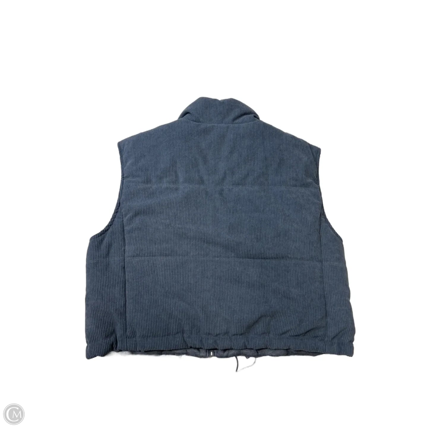 Vest Puffer & Quilted By Thread And Supply In Blue, Size: M