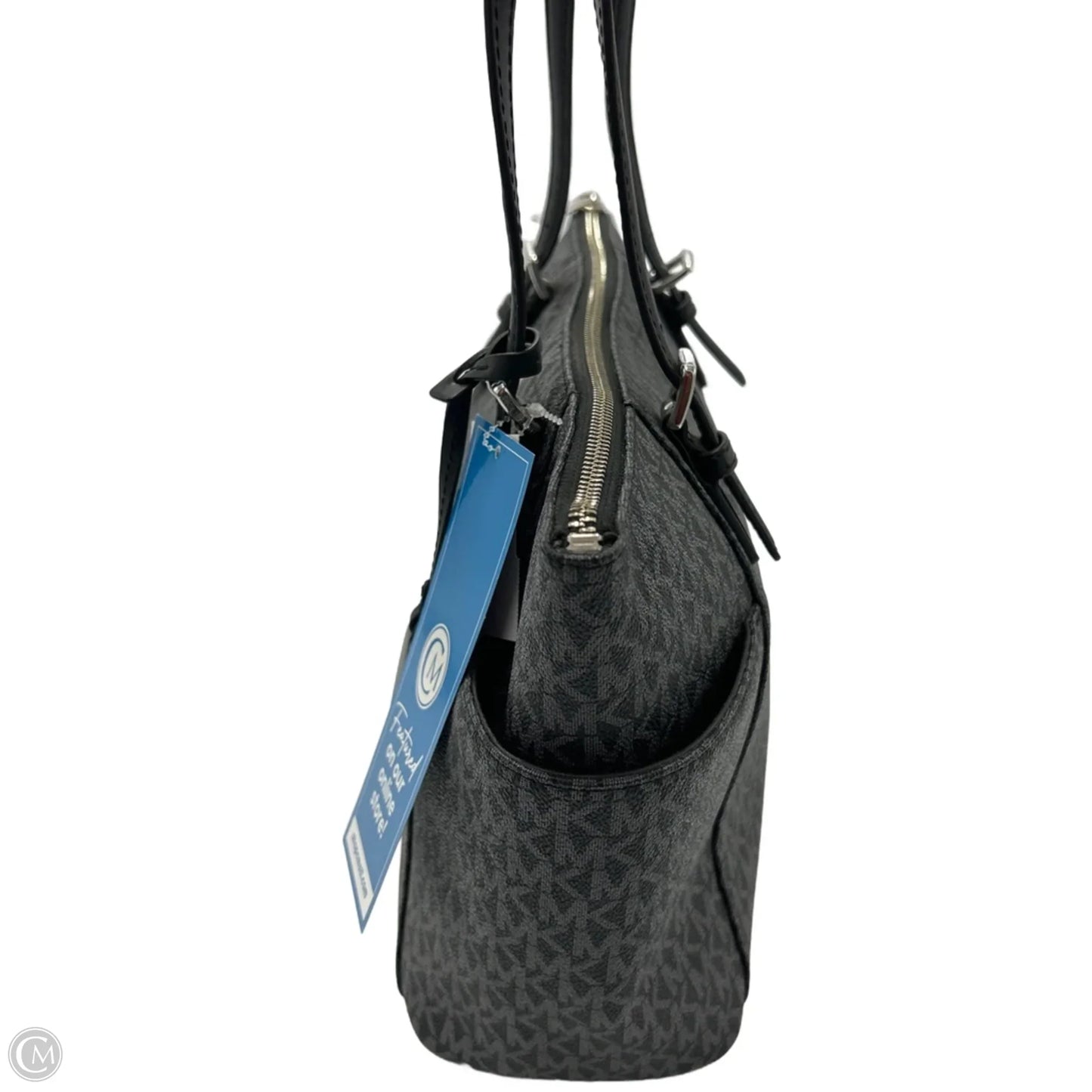 Handbag Designer By Michael Kors Black Monogram