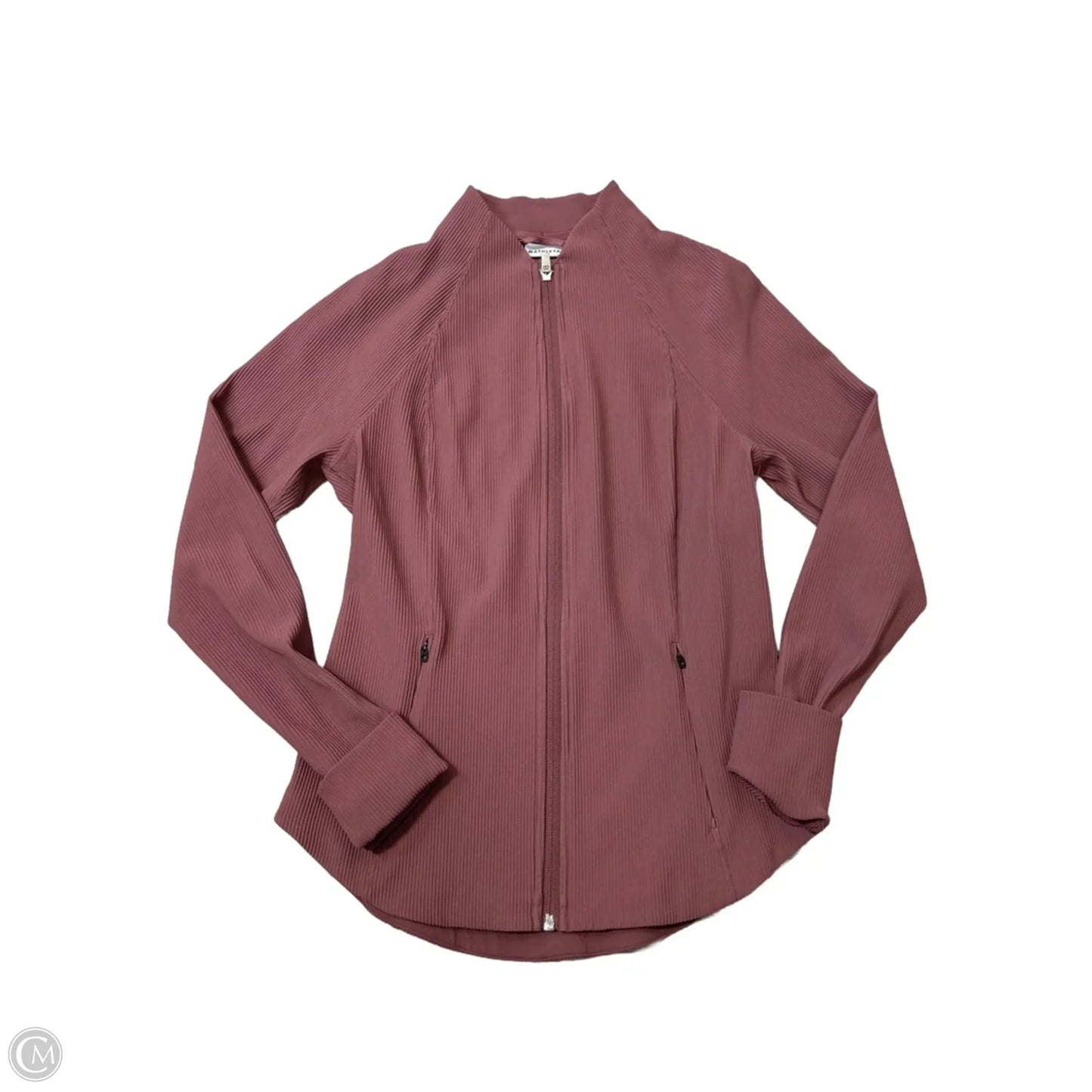 Athletic Jacket By Athleta In Purple, Size: M