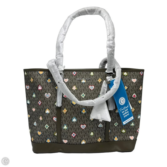 New! Michael Kors Jet Set Signature Logo Designr Tote