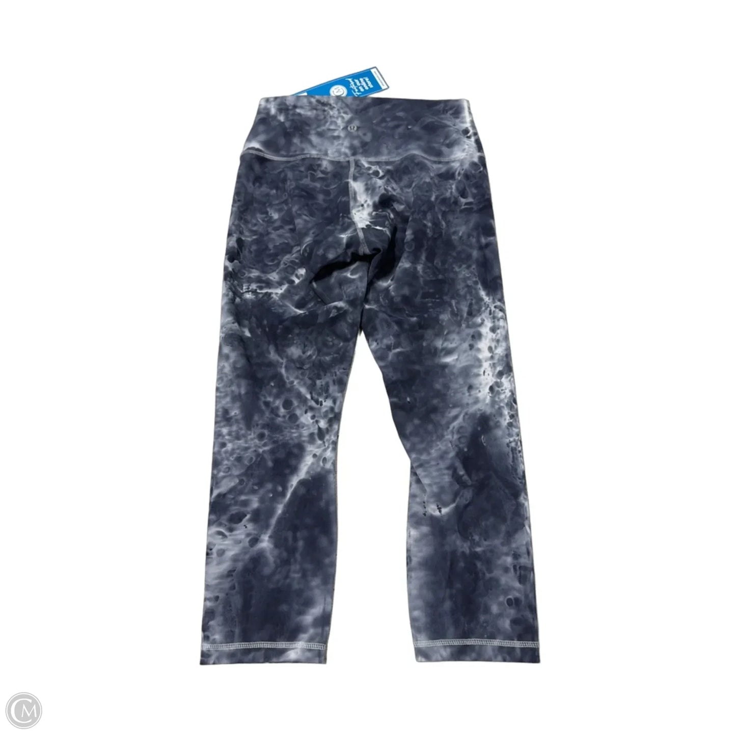 Athletic Cropped Leggings By Lululemon In Grey, Size: S (6)