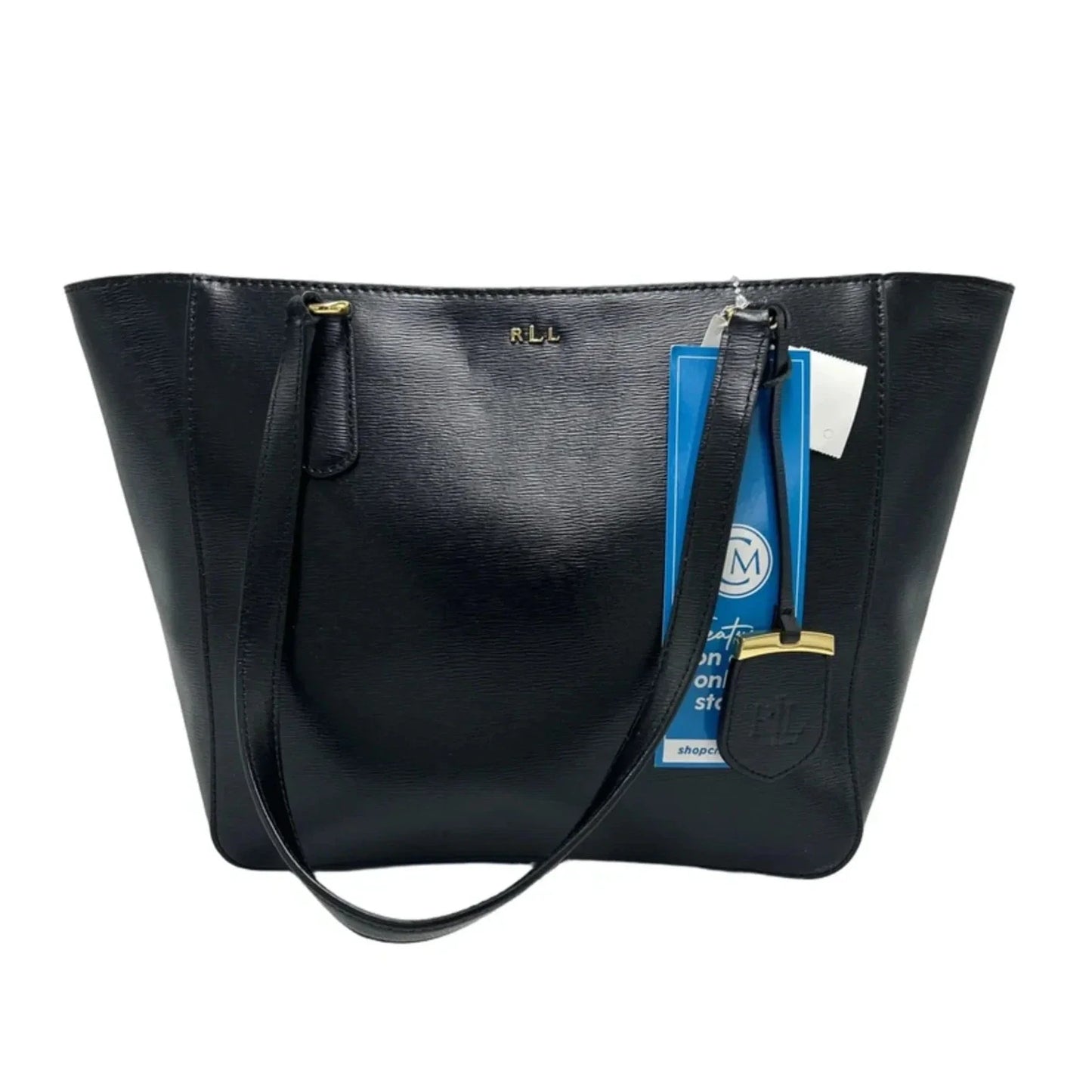 Ralph Lauren Leather Shopper Designer Tote