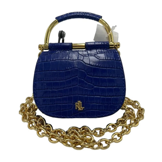 Laurent Ralph Lauren Marcy Leather Designer Handbag