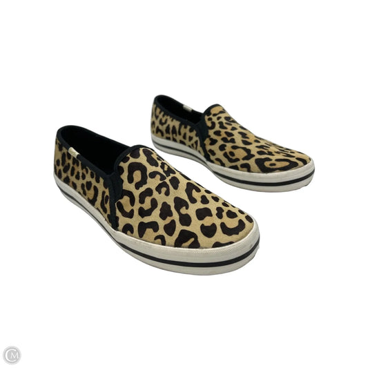 Keds Kate Spade Slip-On Sneakers in Animal Print, Size 9.5