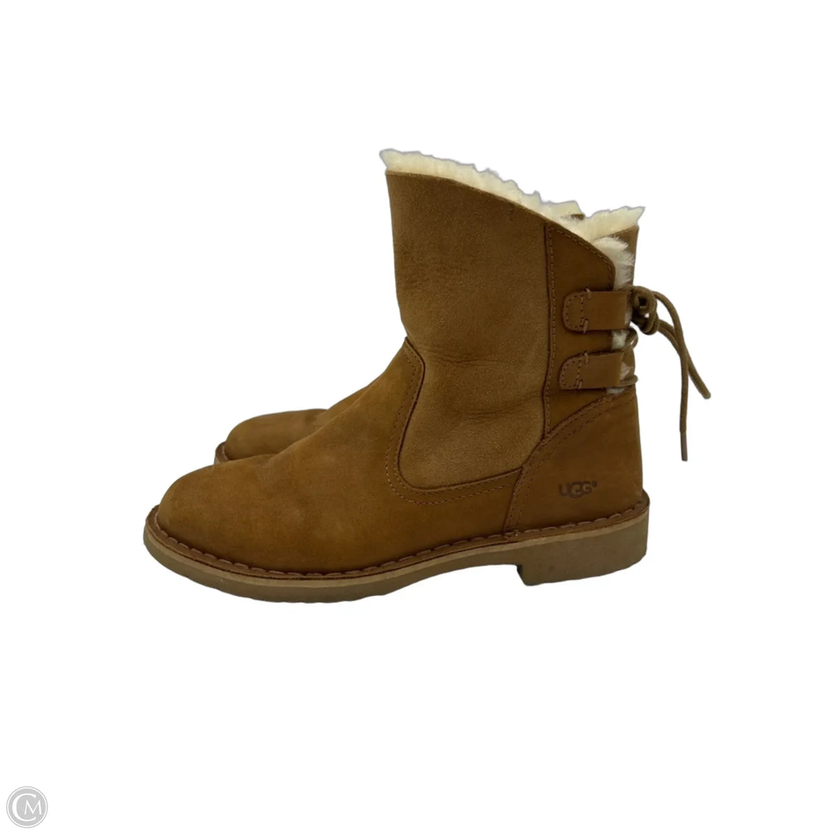 UGG Designer Boots in Brown, Size 7