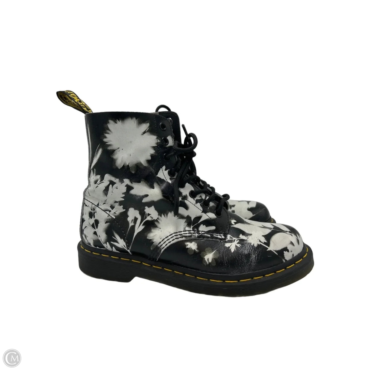 Dr. Martens Designer Boots in Black & White, Size 10