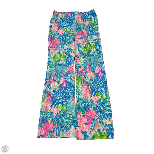 New! Lilly Pulitzer Designer Pants in Blue & Pink, Size S