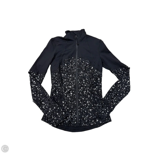 Athletic Jacket By Lululemon In Black, Size: S