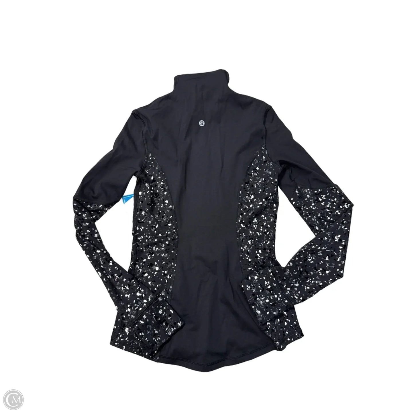 Athletic Jacket By Lululemon In Black, Size: S