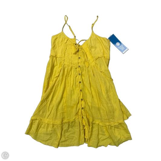 Dress Casual Short By Anthropologie In Yellow, Size: Xl