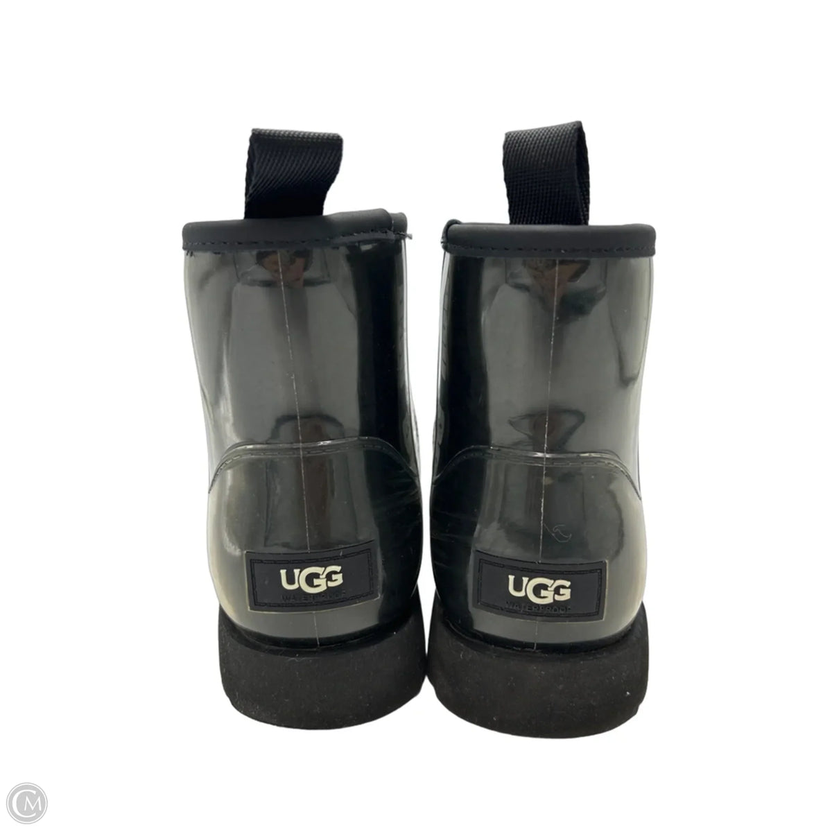 UGG Designer Rain Boots in Black, Size 6