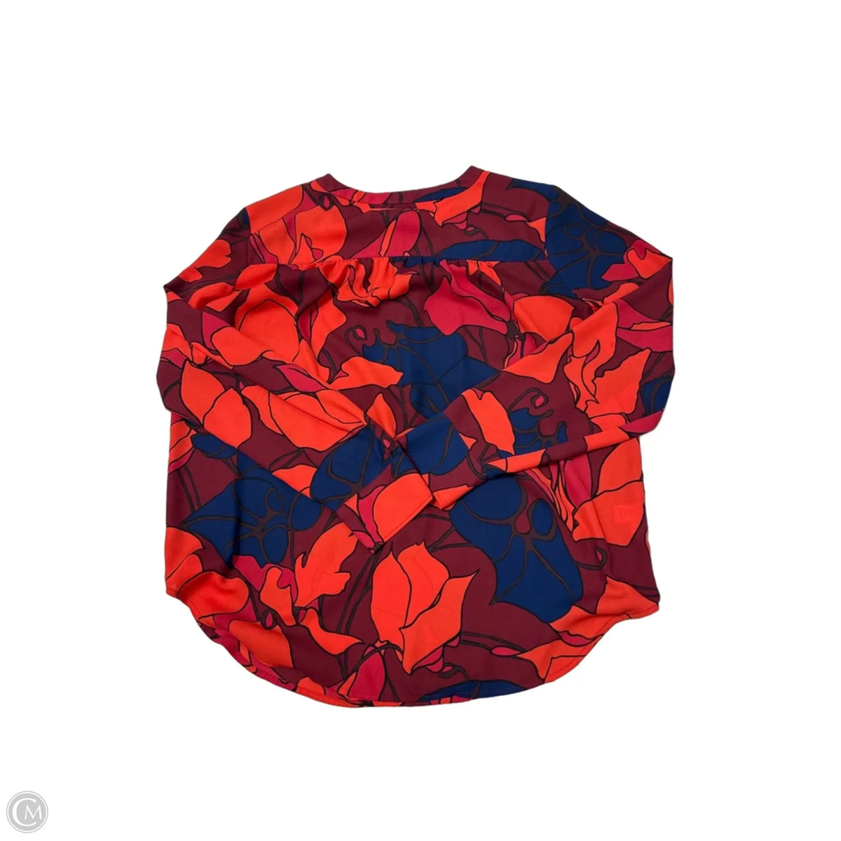 Loft Long-Sleeve Top in Red, Size M