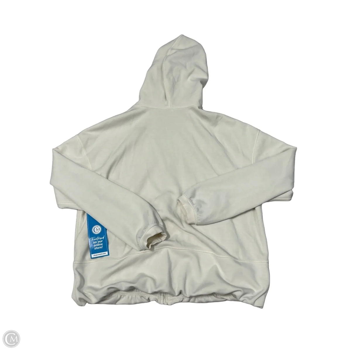 Athletic Jacket By Lululemon In White, Size: M