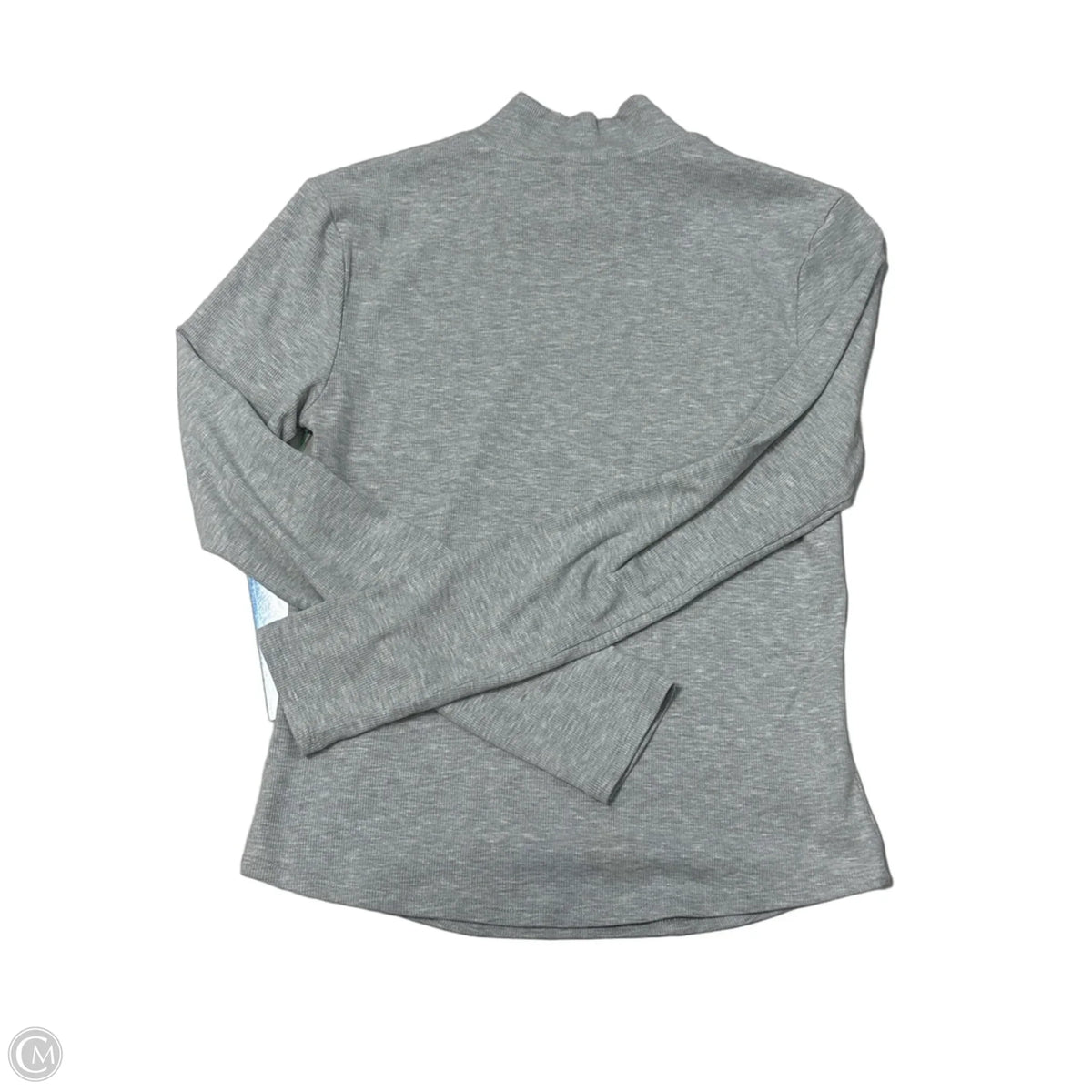 Top Long Sleeve Basic By Athleta In Grey, Size: M