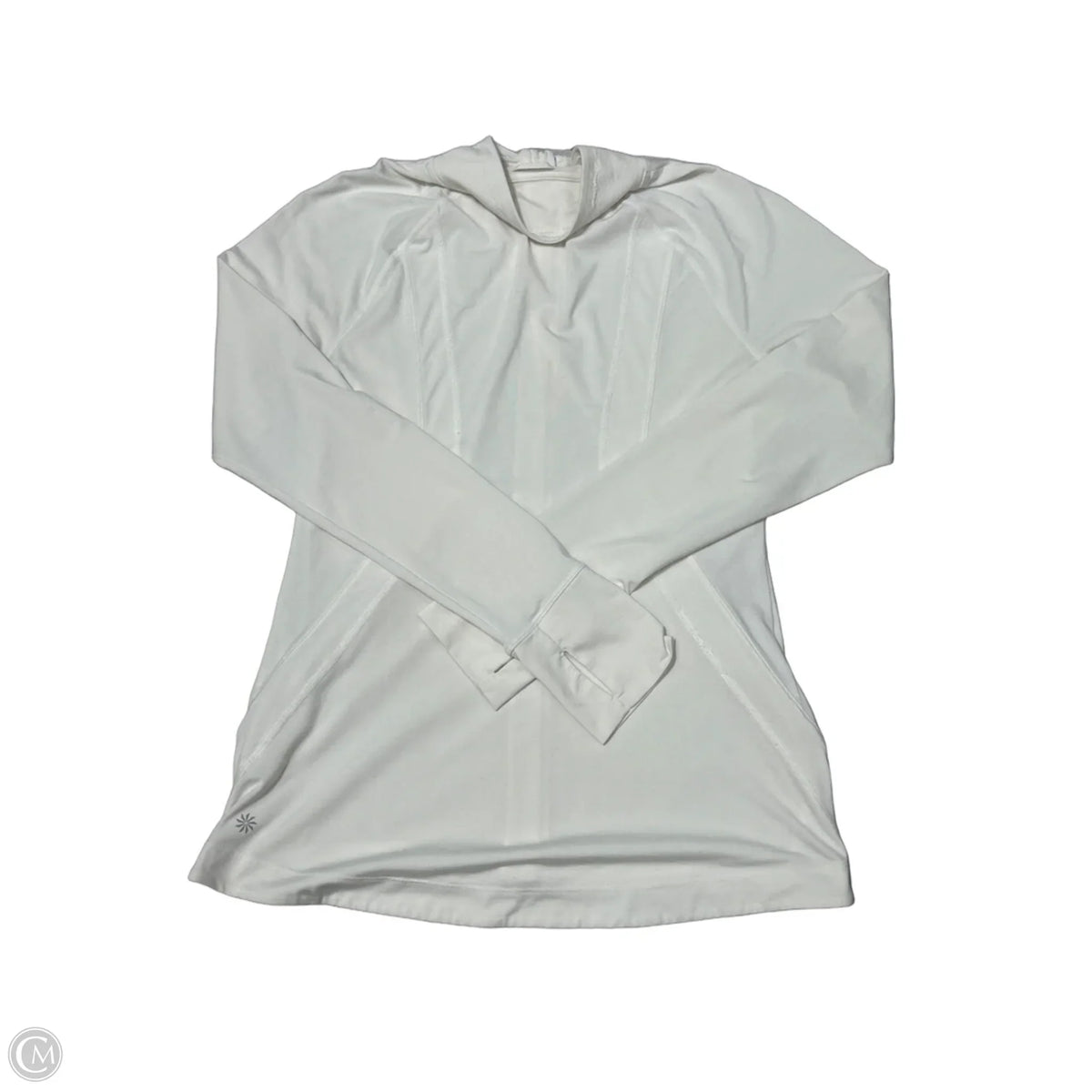 Athletic Jacket By Athleta In White, Size: M