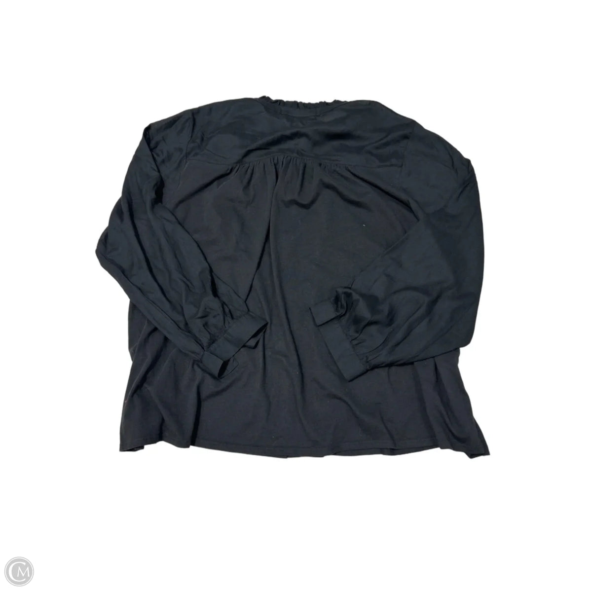 Lane Bryant Basic Long Sleeve Top in Black, Size 1X