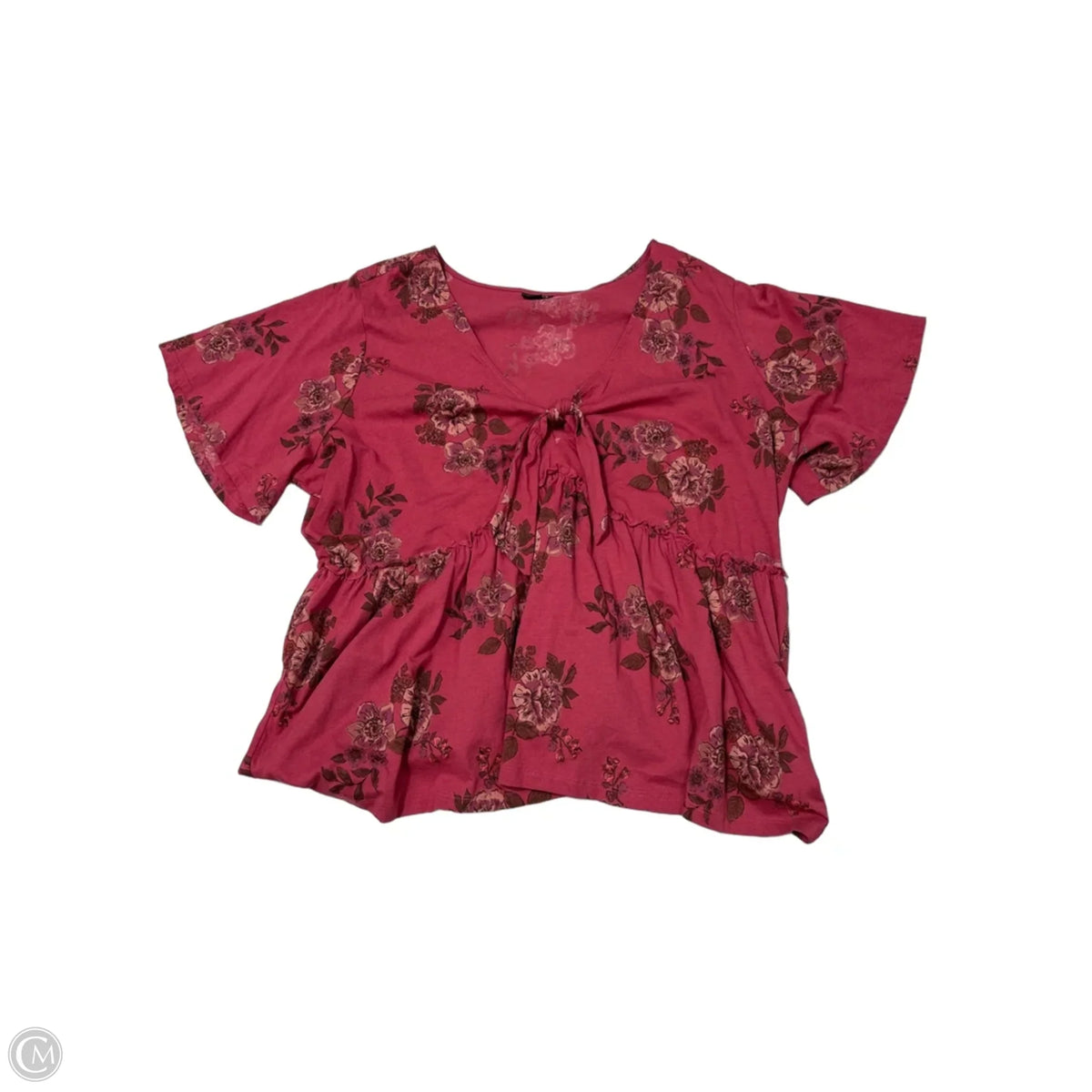 Torrid Short Sleeve Top in Red, Size 3X