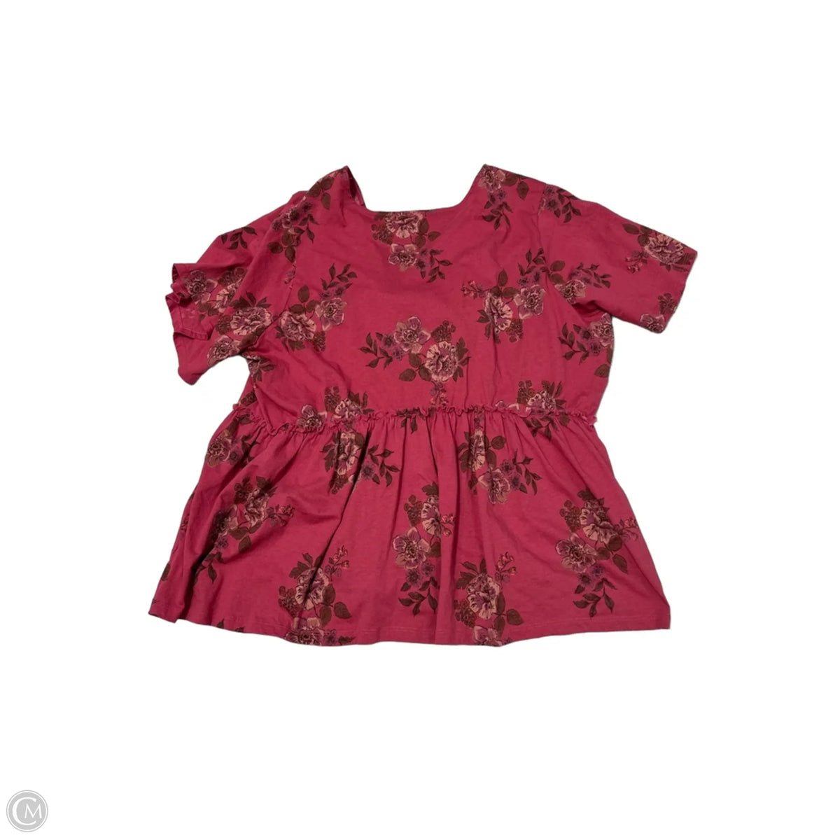 Torrid Short Sleeve Top in Red, Size 3X