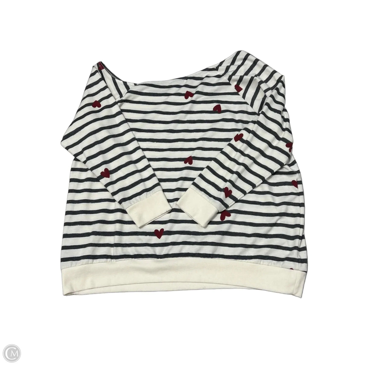 Torrid Long Sleeve Top in Striped Pattern, Size 3X