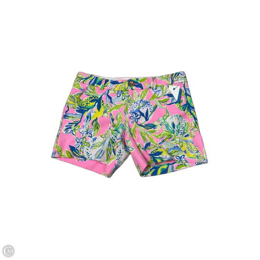 Lilly Pulitzer Designer Shorts in Teal, Size 4
