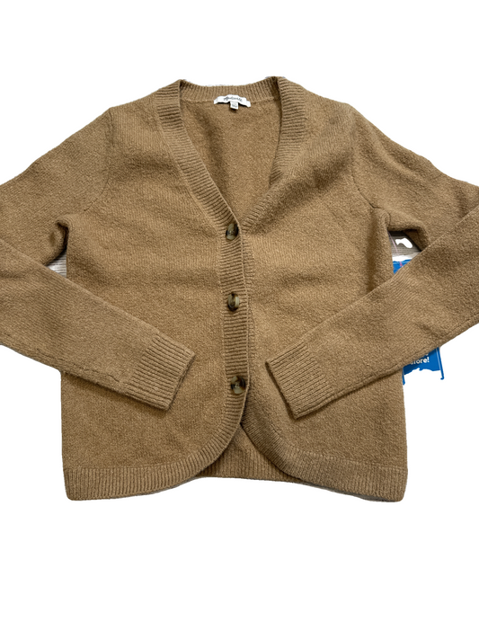 Sweater Cardigan By Madewell In Tan, Size: Xxs