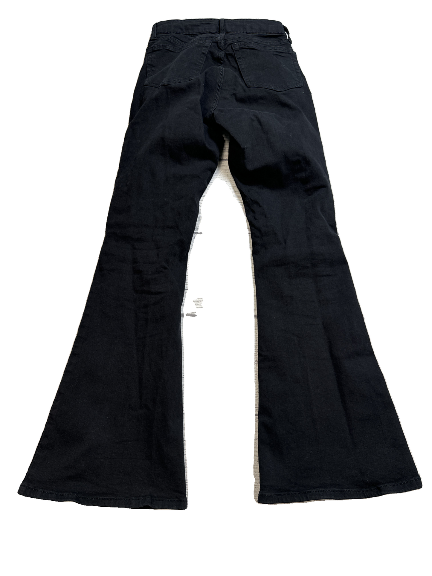 Jeans Flared By Topshop In Black, Size: 2