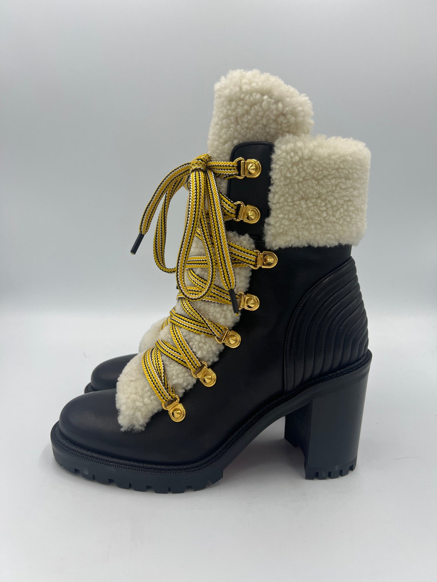 Christian Louboutin Calfskin Yeti Boots  Size: 6.5