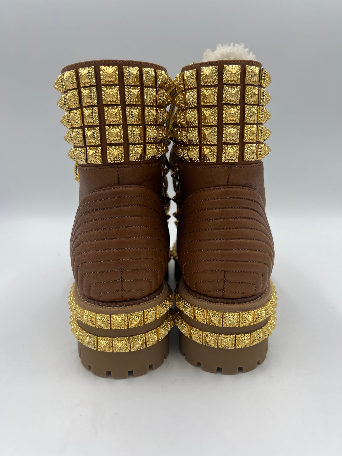 Christian Louboutin Yeti Donn Studded Boots  Size: 6.5