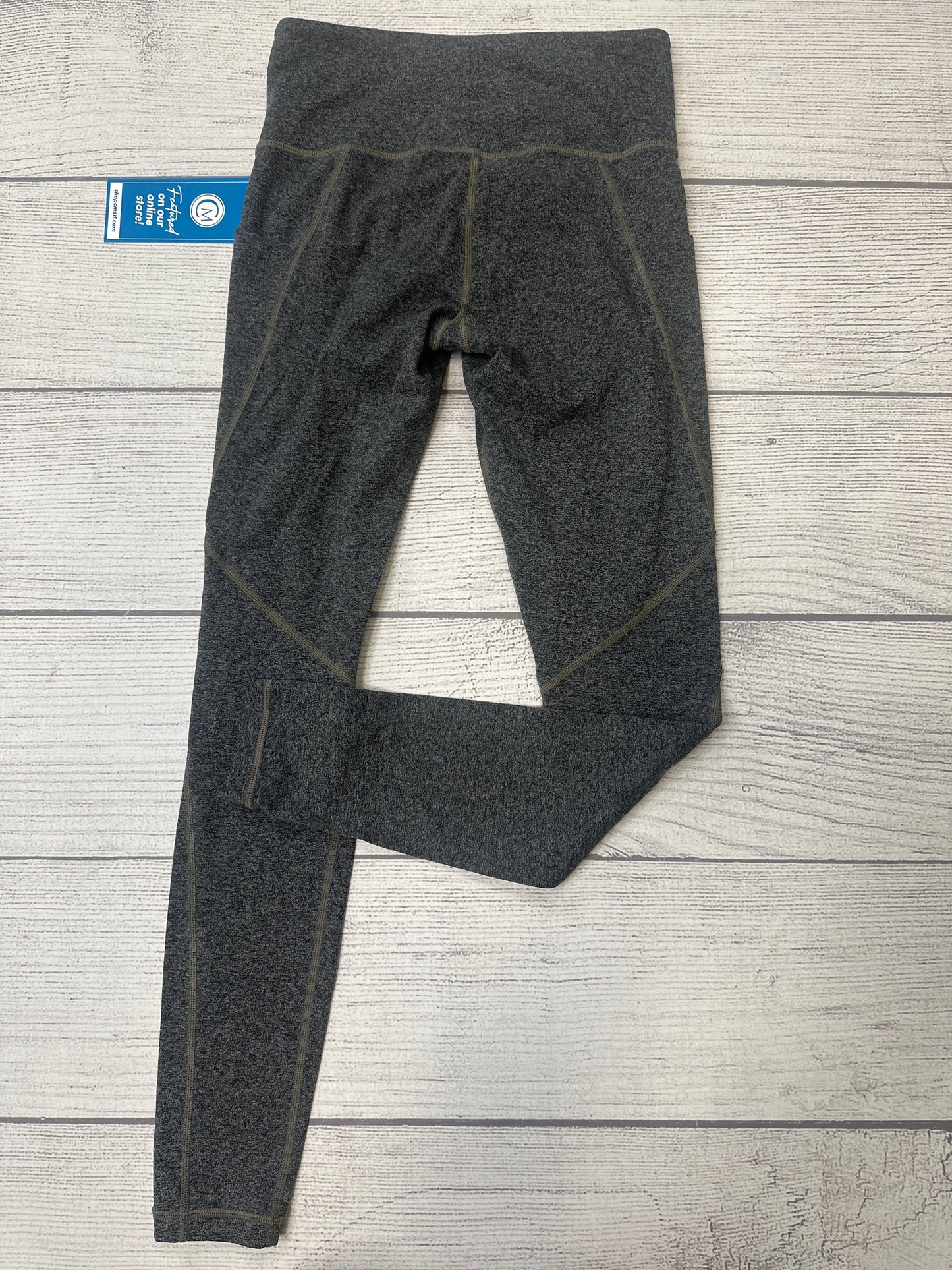 Grey Athletic Leggings Athleta, Size Xs