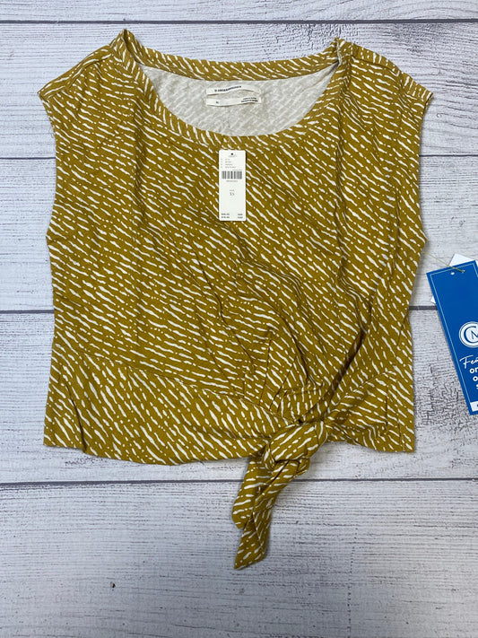 Yellow Top Sleeveless Anthropologie, Size Xs