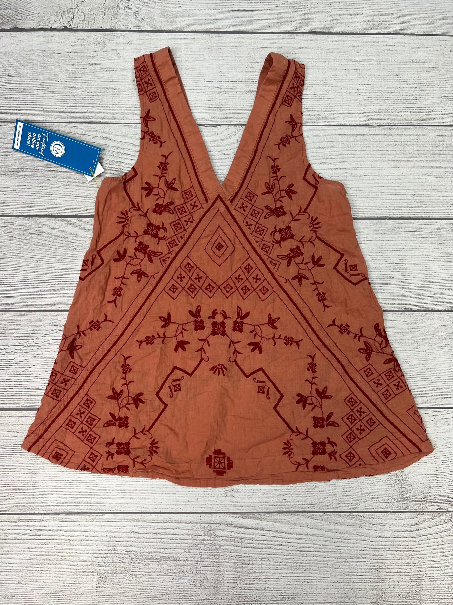 Rust Top Sleeveless Free People, Size Xs