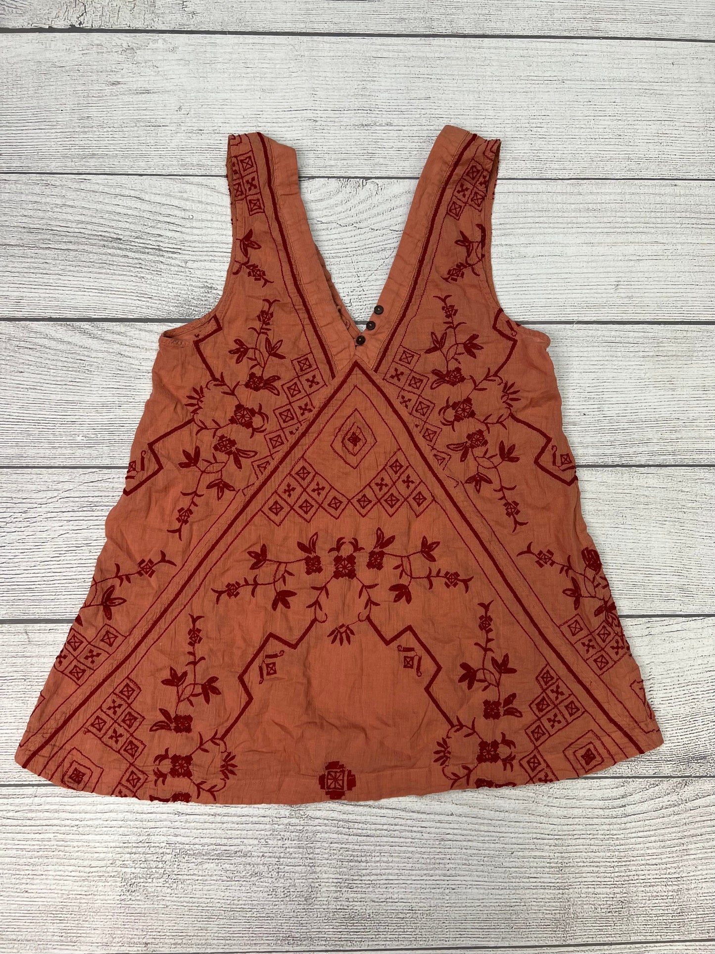 Rust Top Sleeveless Free People, Size Xs