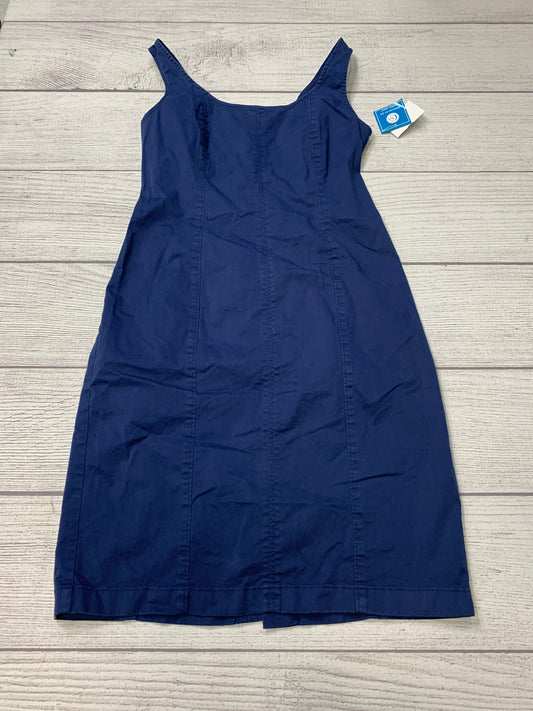 Blue Dress Casual Midi J Crew, Size S