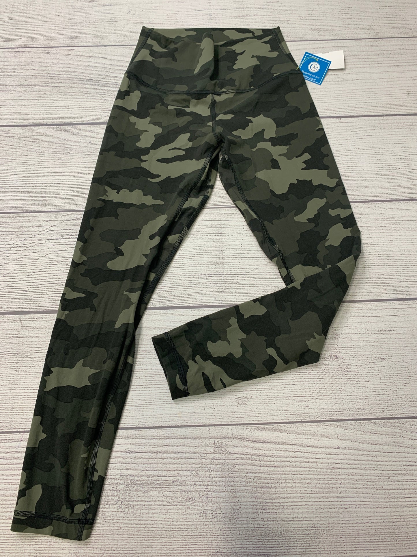 Camoflauge Athletic Leggings Lululemon, Size 6