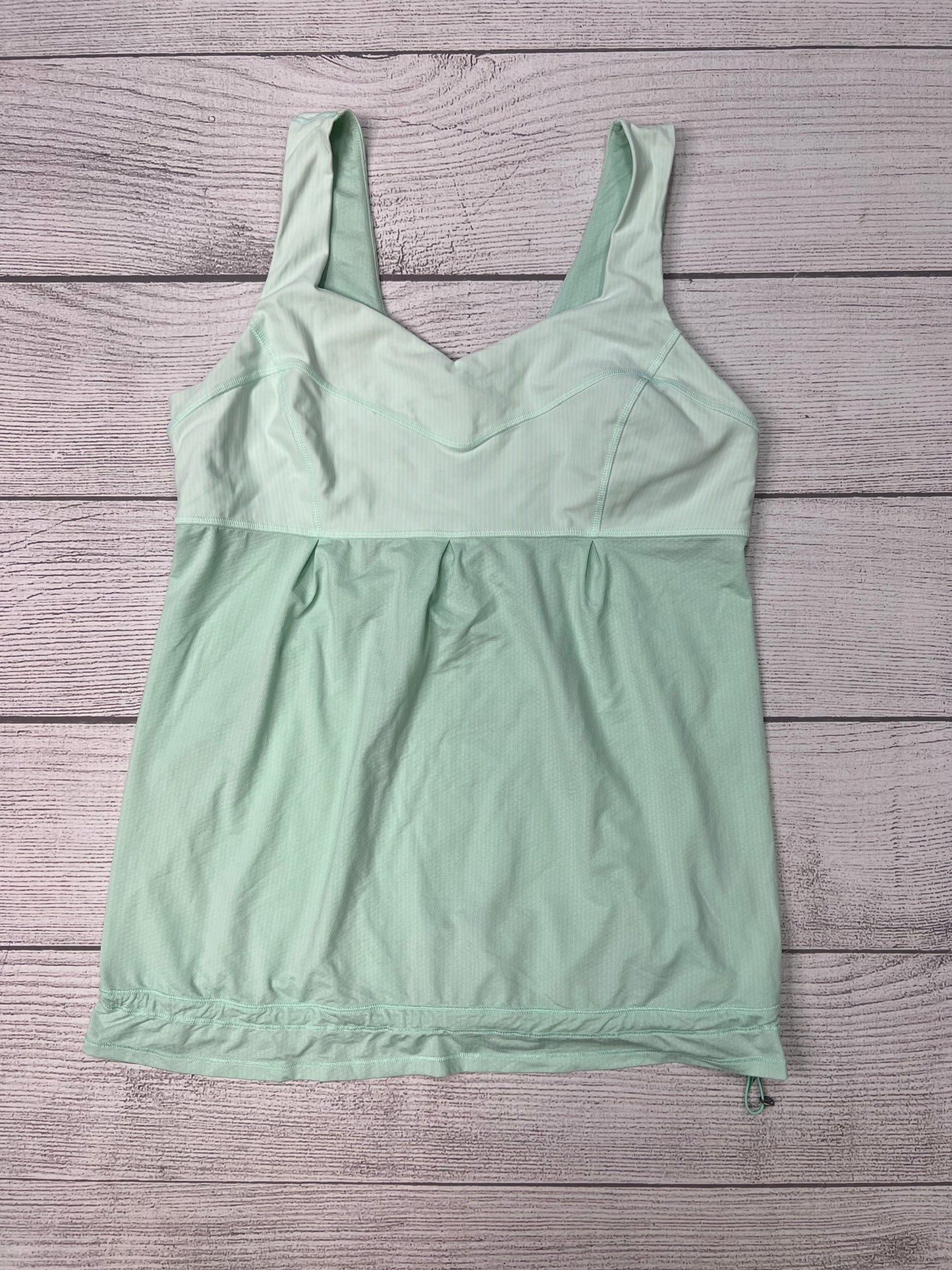 Athletic Tank Top By Lululemon In Mint, Size: L