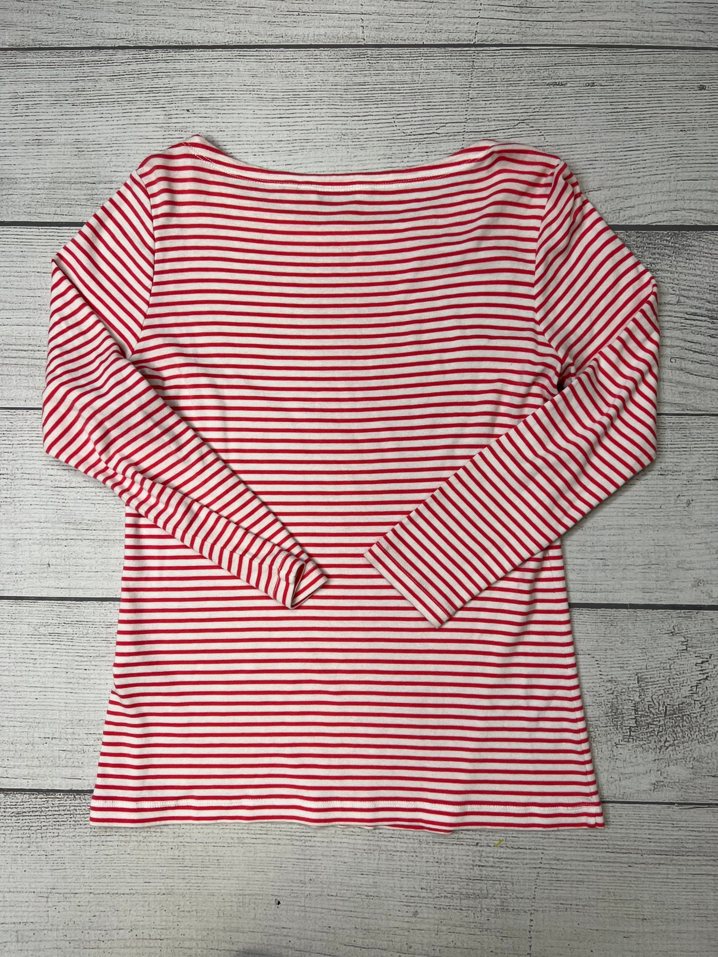 Top Long Sleeve By Vineyard Vines In Striped, Size: M