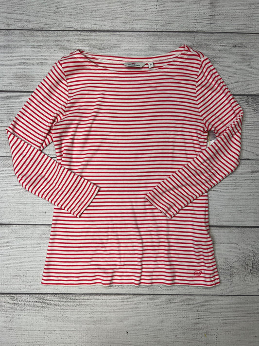 Top Long Sleeve By Vineyard Vines In Striped, Size: M