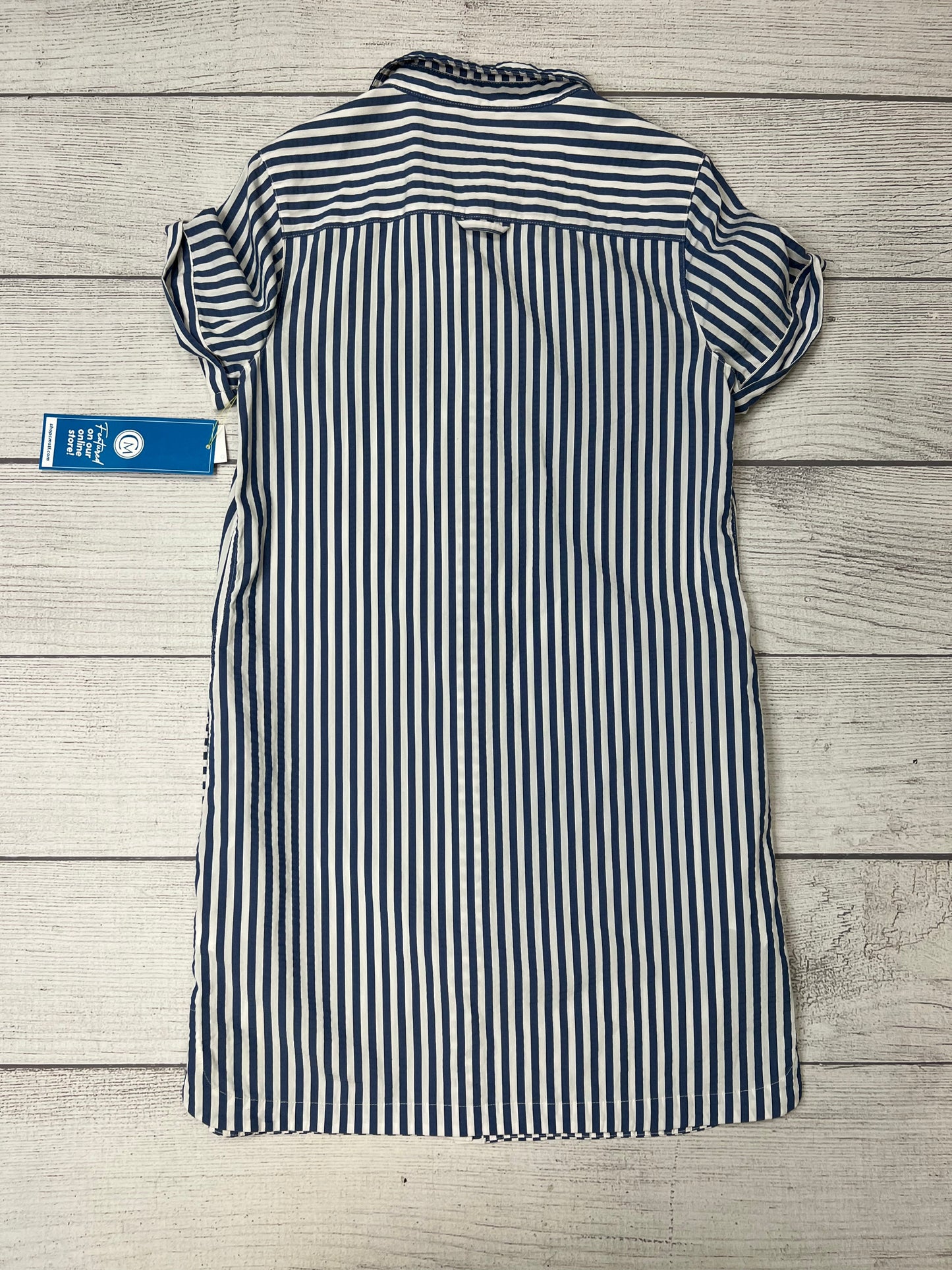 Dress Casual Midi By Vineyard Vines In Striped, Size: S