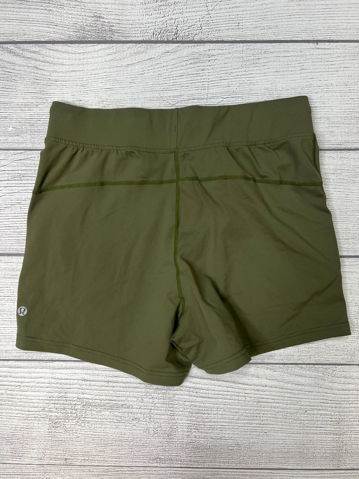 Athletic Shorts By Lululemon In Green, Size: Xl