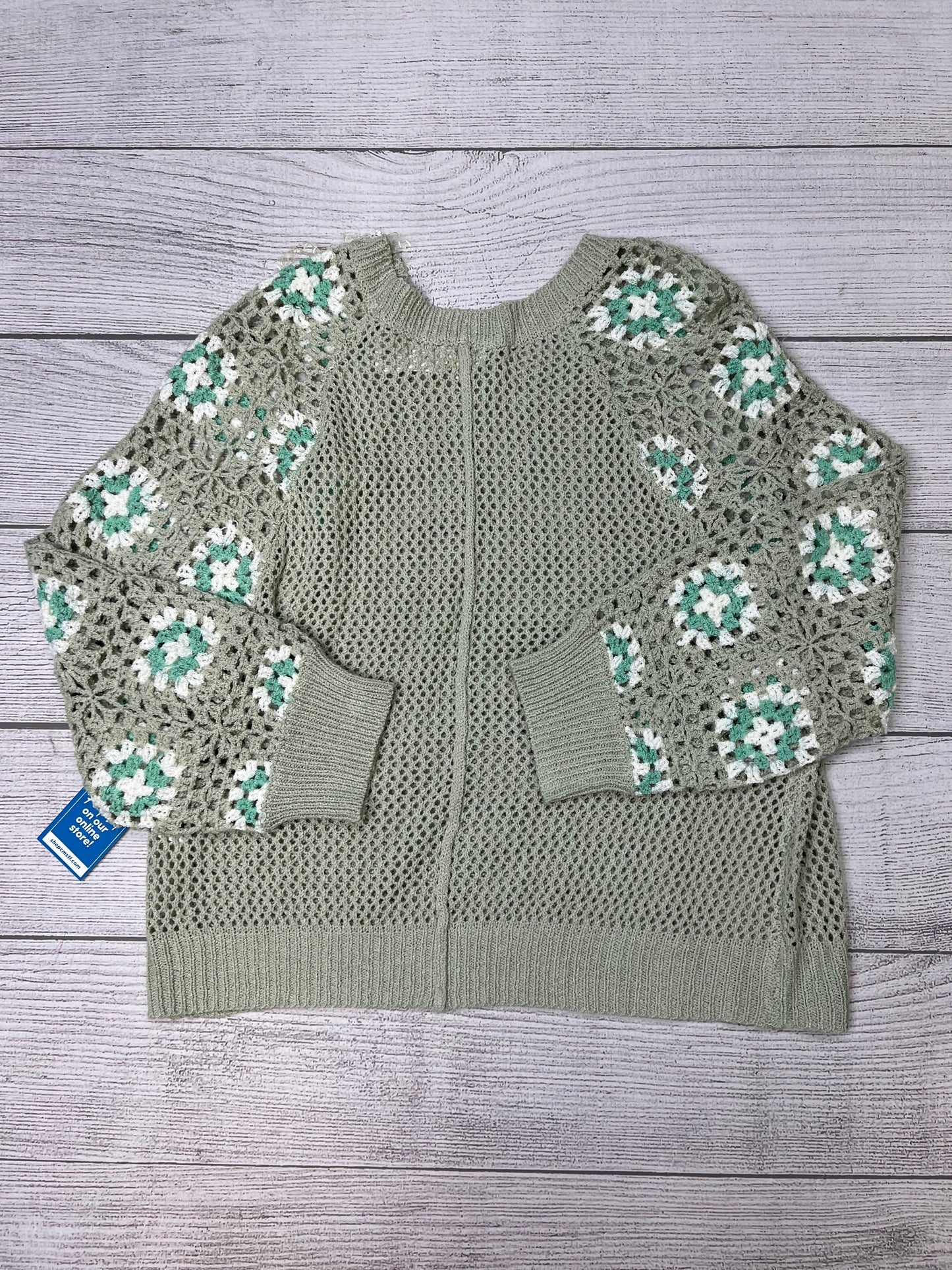 Sweater By Pol In Green, Size: L