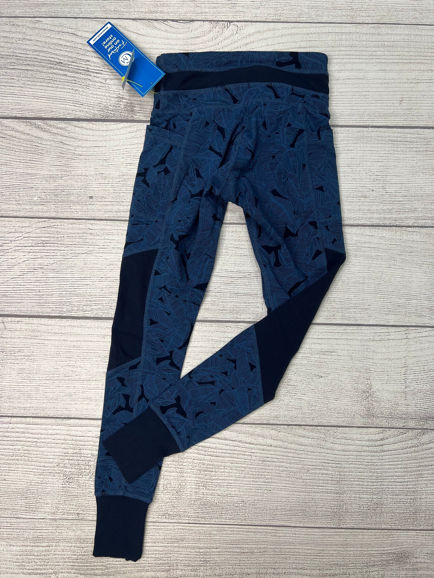 Athletic Leggings By Athleta In Navy, Size: Xxs