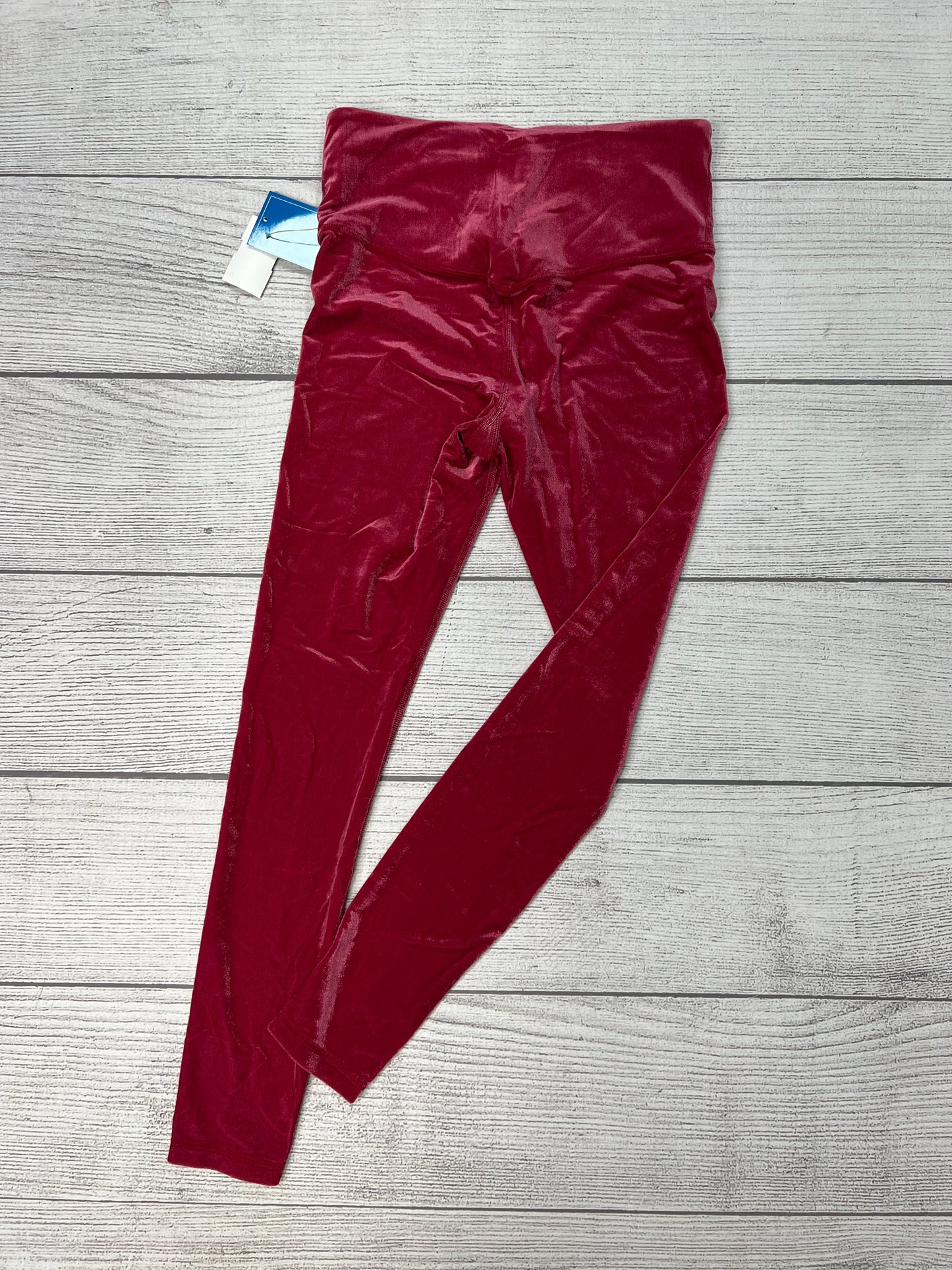 Athletic Leggings By Athleta In Pink, Size: Petite   Small