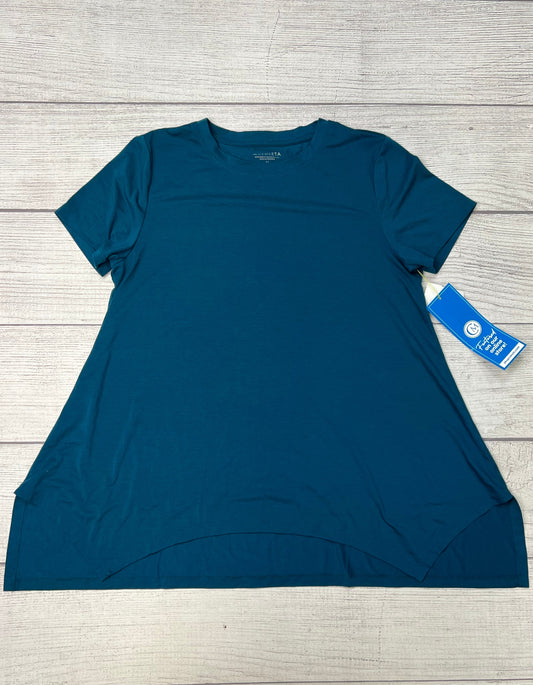 Athletic Top Short Sleeve By Athleta In Blue, Size: M