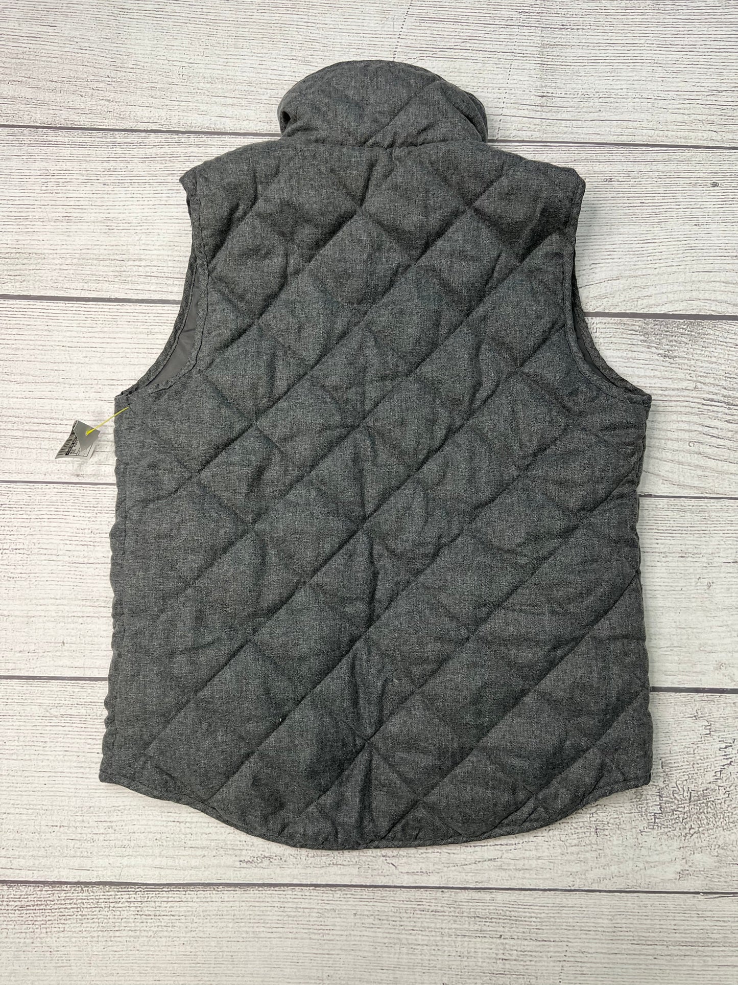 Vest Puffer & Quilted By Thread And Supply In Grey, Size: S