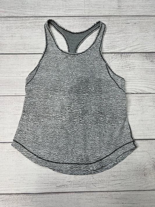 Athletic Tank Top By Lululemon In Black White, Size: S