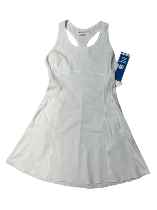 Athletic Dress By Athleta In White, Size: M