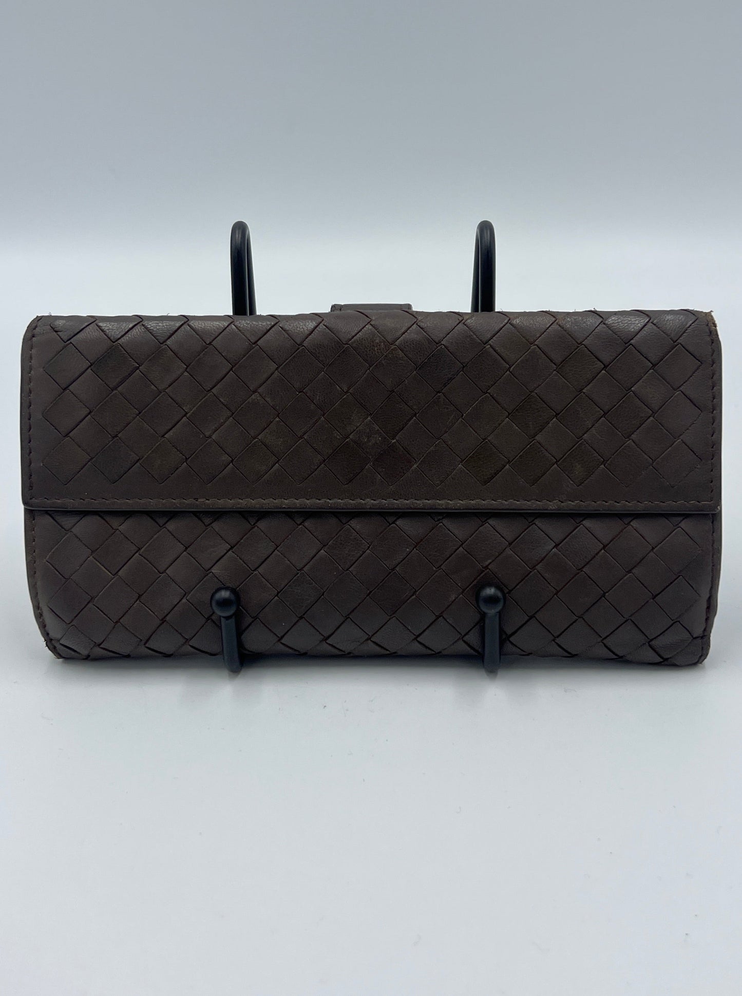 Bottega Veneta Intrecciato French Flap Continental Designer Wallet