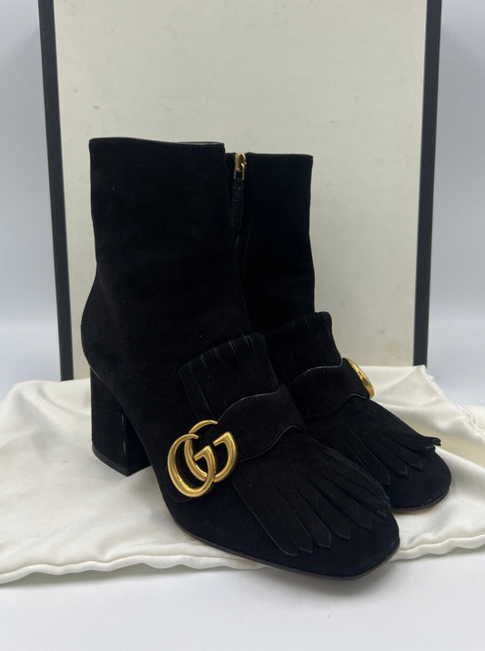 Gucci GG Marmont Fringe Boots  Size: 6 (36)