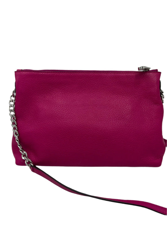 Leather Crossbody Designer By Michael Kors