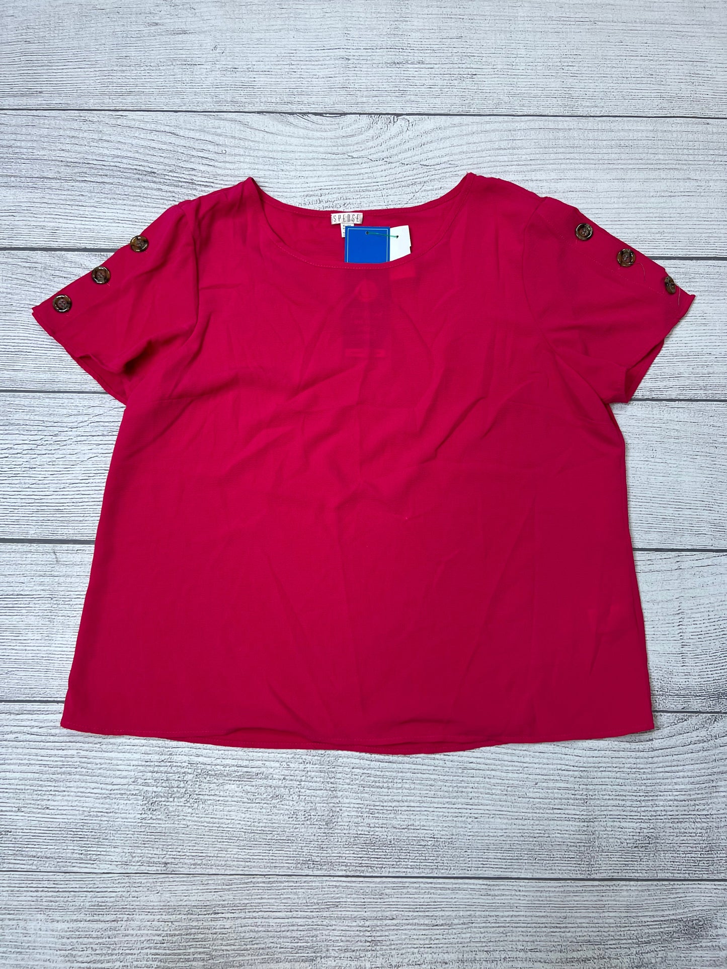 Top Short Sleeve By Spense  Size: Xl